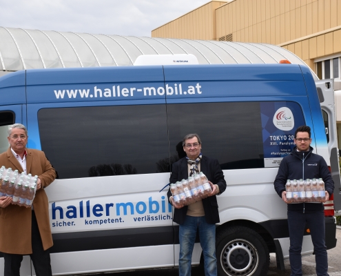 HAller Mobil und Egger liefern Erfrischungen