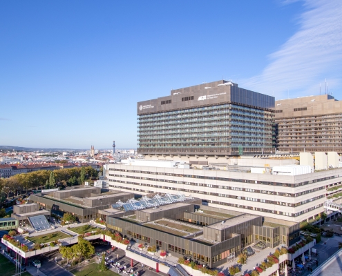 Luftaufnahme Universitätsklinikum AKH-Wien