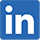 LinkedIn Logo weiß