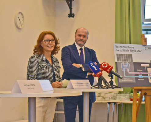 Wärmepumpen-Eröffnung in der Klinik Floridsdorf