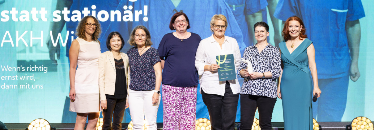 WIGEV Award Gewinner*innen des Projekts "Initiative „Ambulant statt stationär"