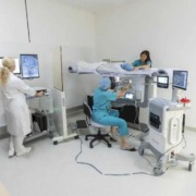 Brustgesundheitszentrum in der KLA Innenaufnahme mit Behandlungsszene