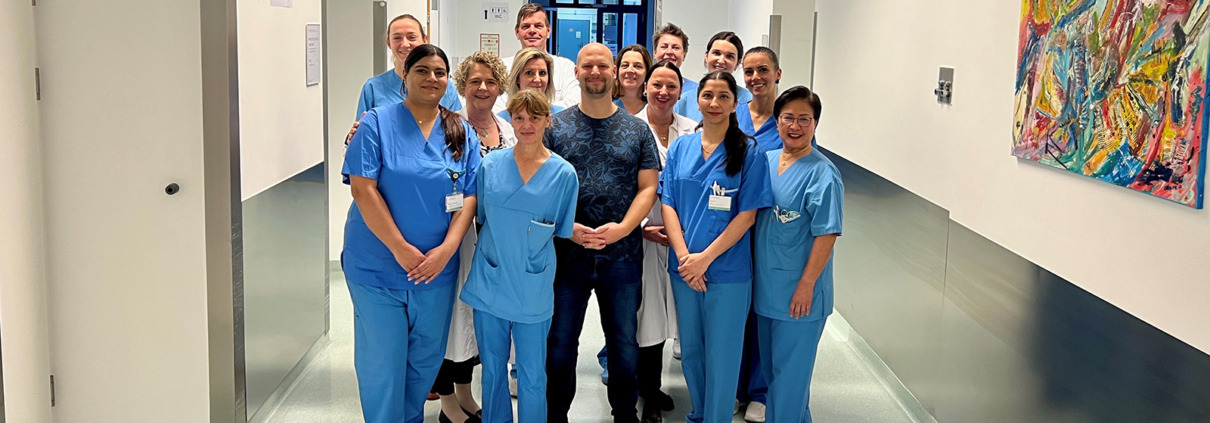 Gruppenfoto 2. Medizinische Abteilung mit Rheumatologie in der Klinik Hietzing