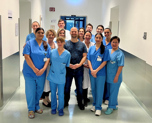 Gruppenfoto 2. Medizinische Abteilung mit Rheumatologie in der Klinik Hietzing