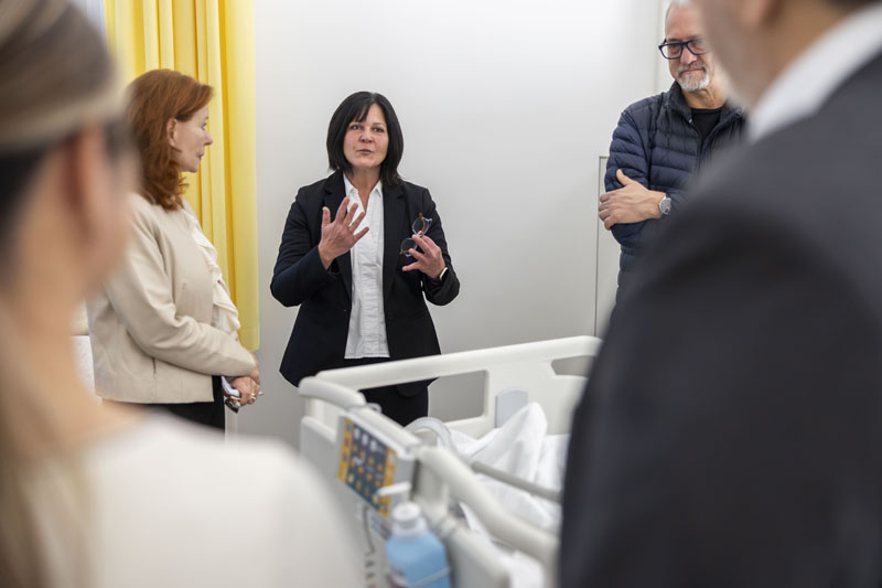 Pressekonferenz zum Room of Risks in der Klinik Hietzing