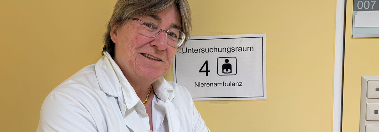 Portrait Sabine Schmaldienst, Leitung 1. Med. Abteilung Klinik Favoriten