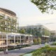 Klinik Ottakring neu Parkansicht