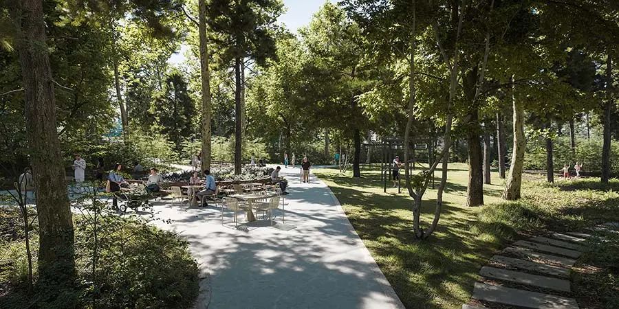 Klinik Ottakring, Park