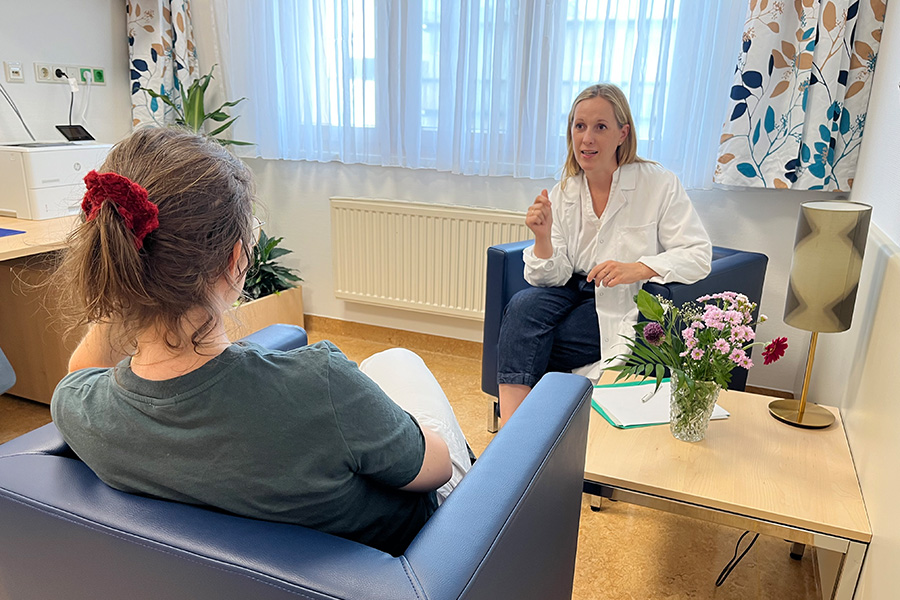 Beratungsgespräch in der psychosomatischen Frauenambulanz der Klinik Donaustadt